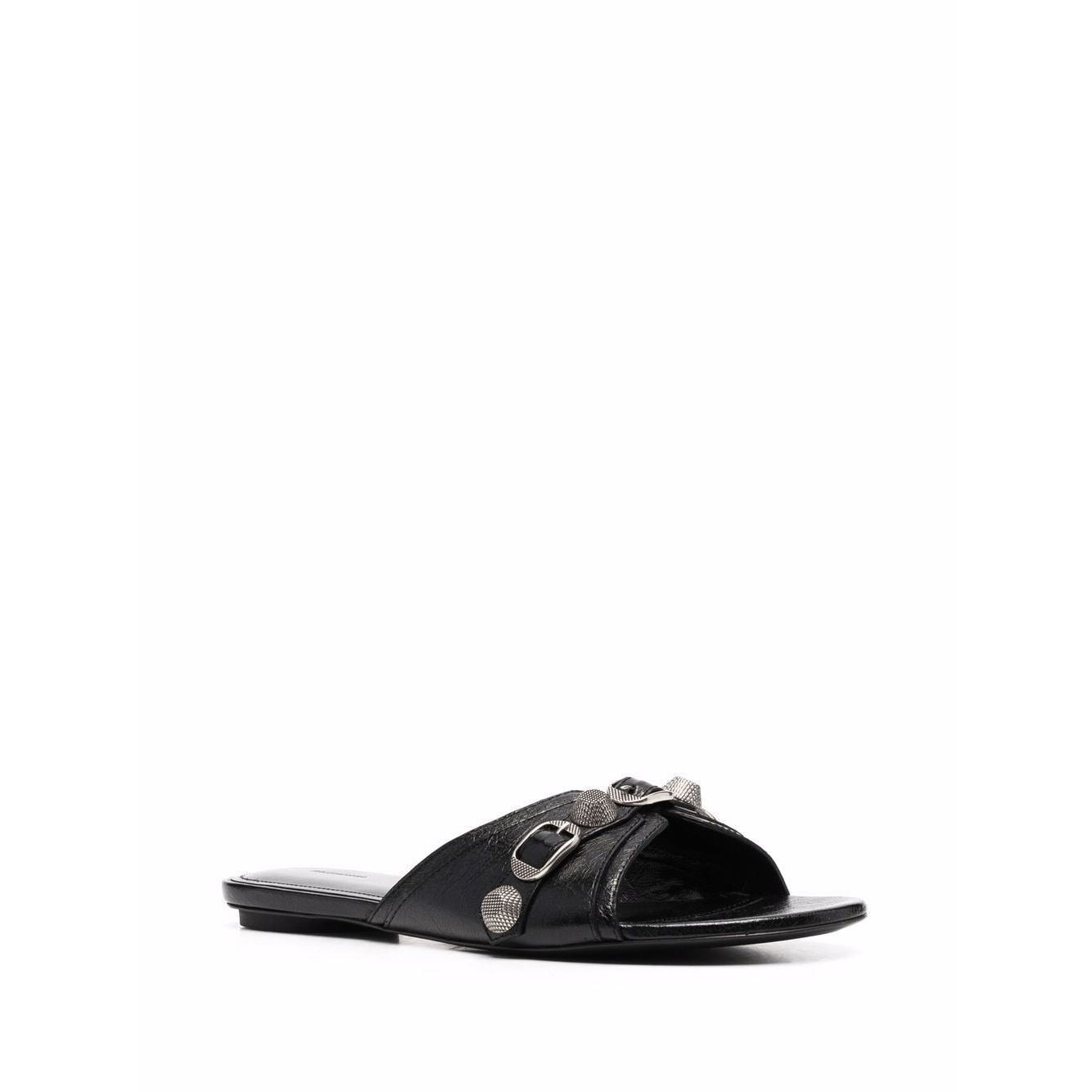 Balenciaga Cagole leather sandals