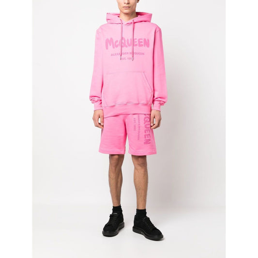 Alexander McQueen Graffiti-print Track Shorts