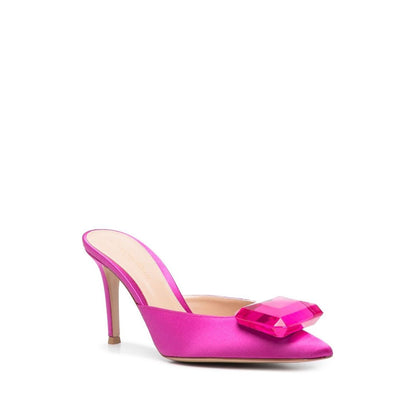 Gianvito Rossi With Heel Fuchsia Medium Heel