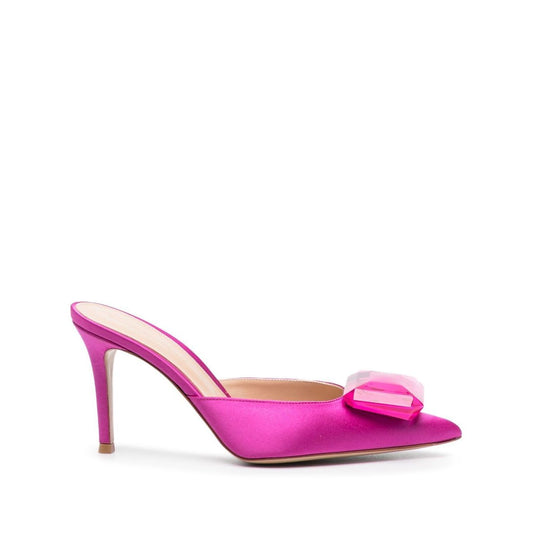 Gianvito Rossi With Heel Fuchsia Medium Heel