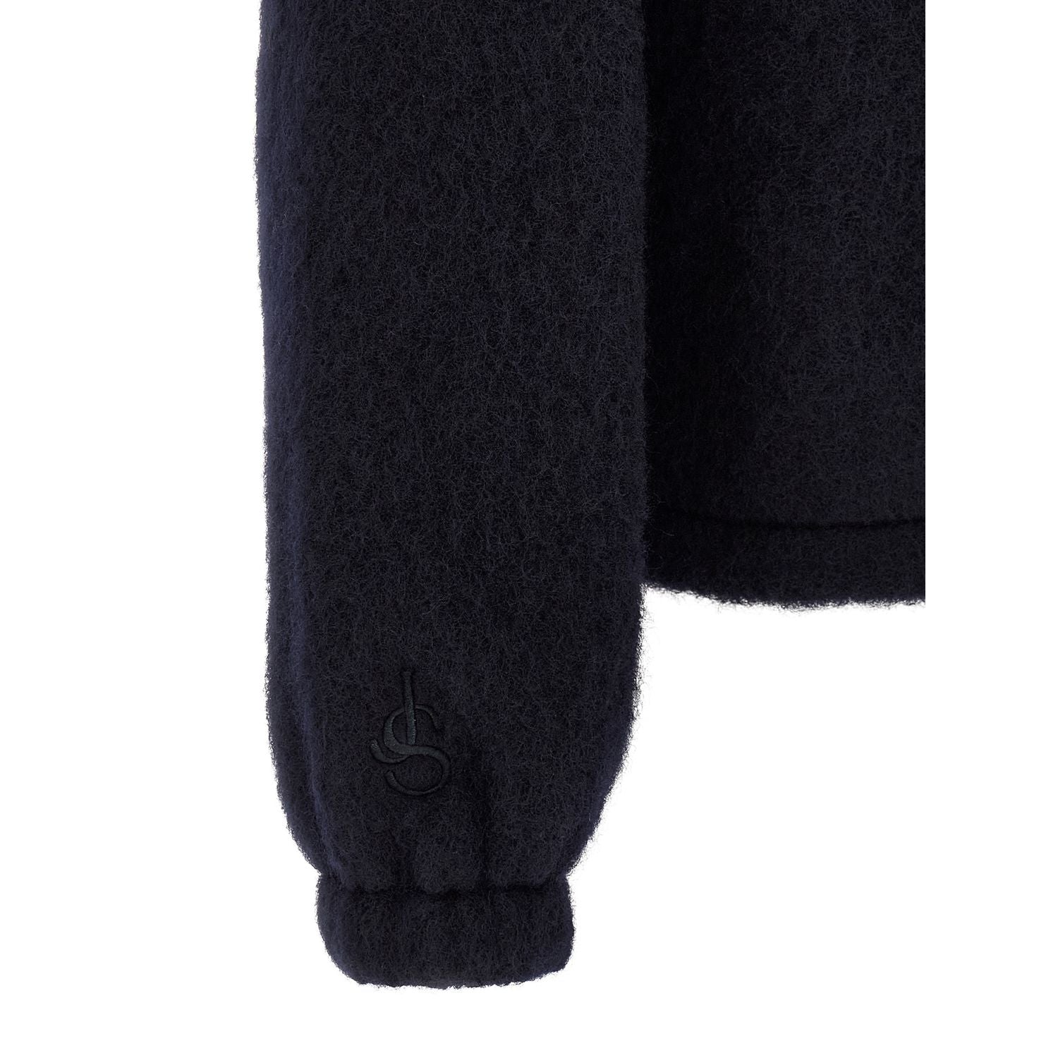 Jil Sander Blue Wool Sweatshirt