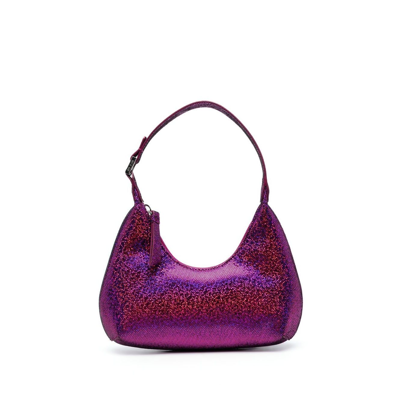 By Far Pre By Far glitter-detail shoulder bag Shoulder