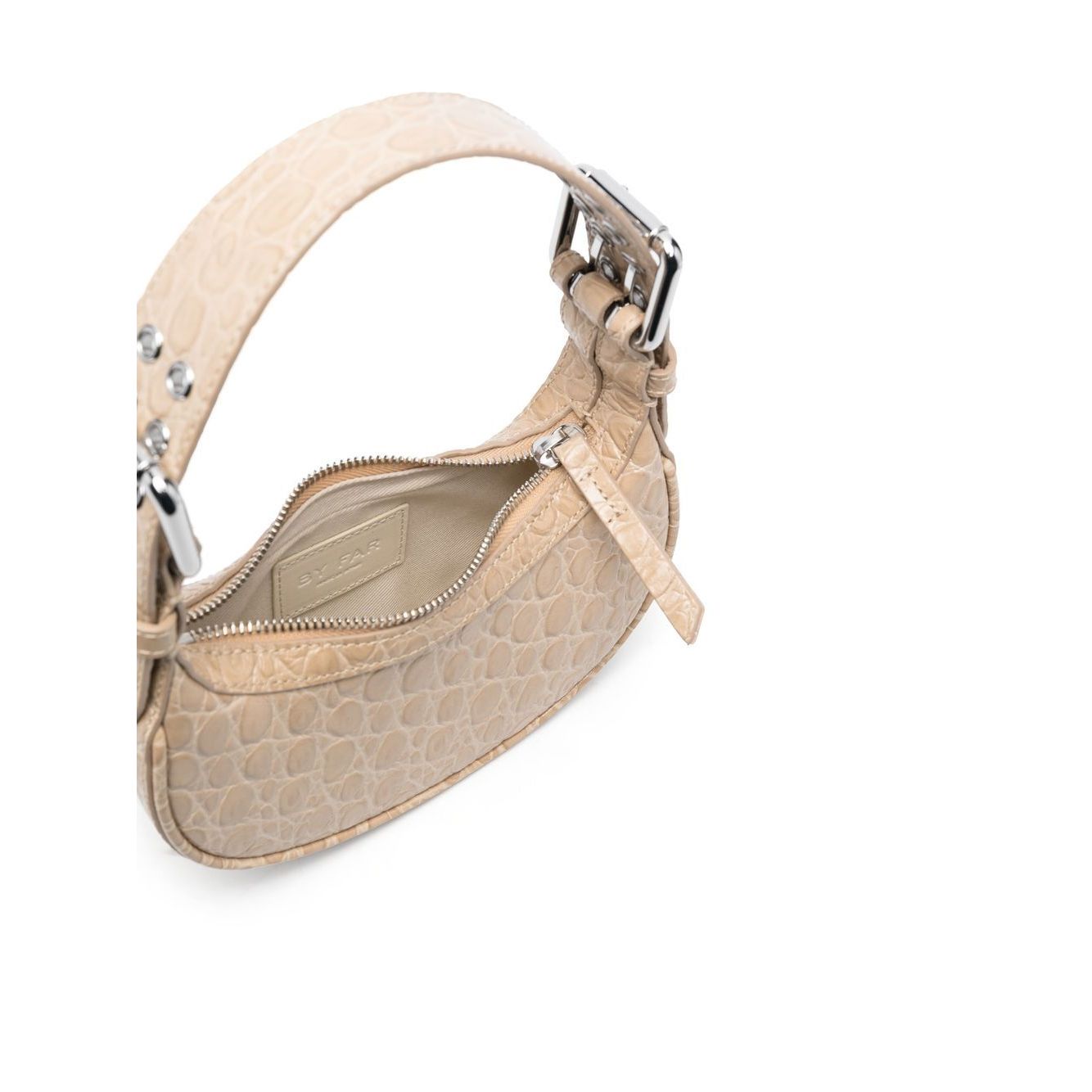 By Far Pre By Far mini Soho crocodile-embossed shoulder bag