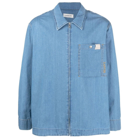 Lanvin Shirts Clear Blue