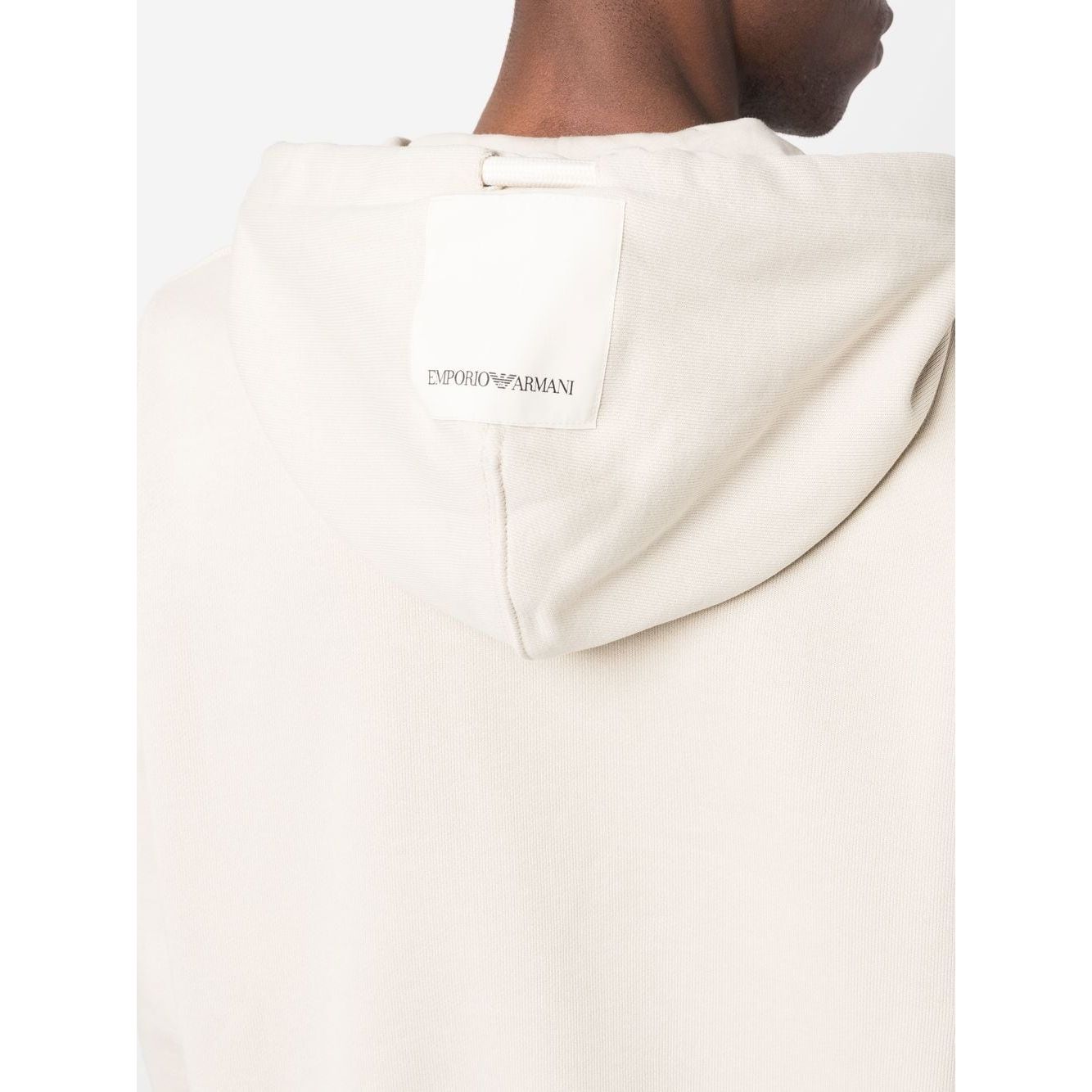 Emporio Armani cotton hoodie with logo