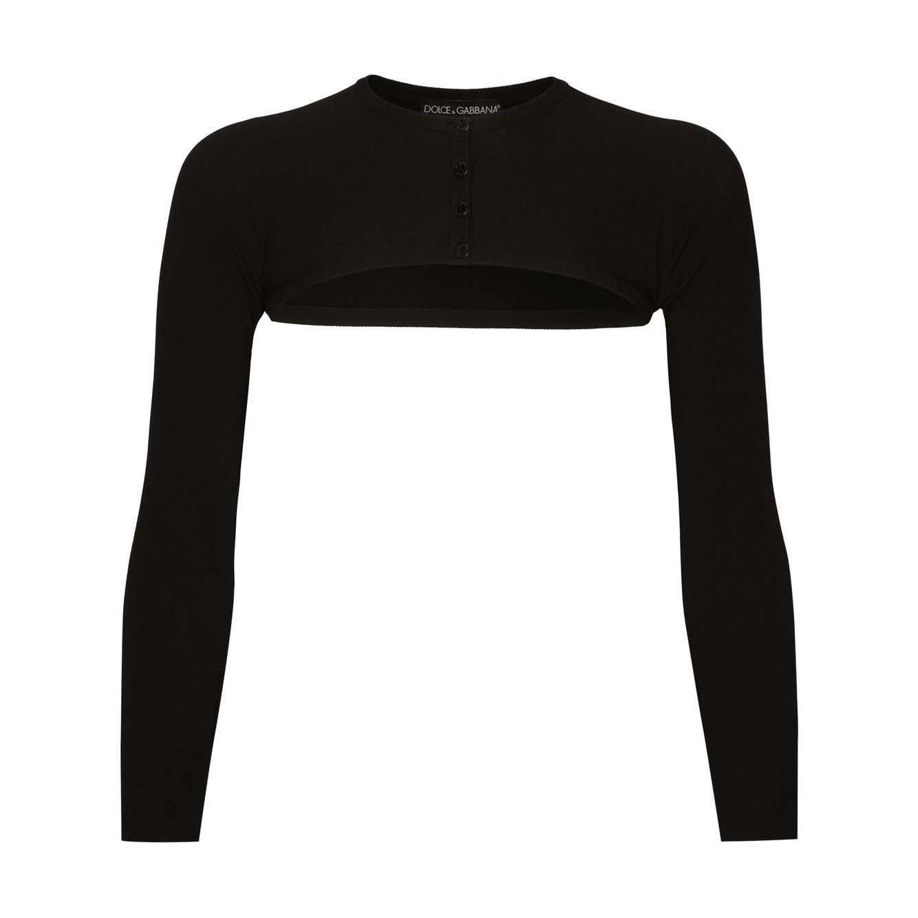 Dolce & Gabbana cropped button-fastening cardigan