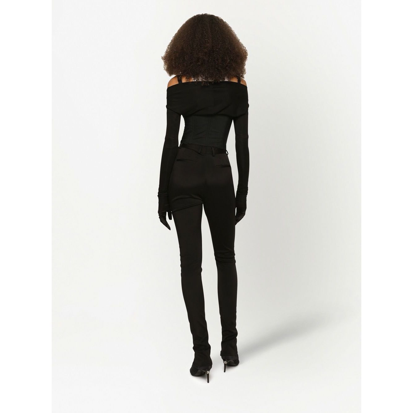 Dolce & Gabbana layered-shirt corset top