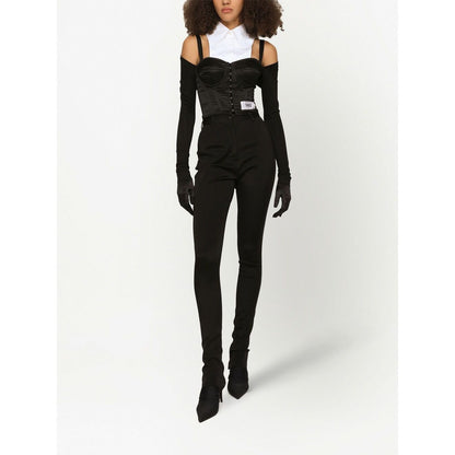 Dolce & Gabbana layered-shirt corset top