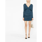 Saint Laurent draped mini dress Dresses