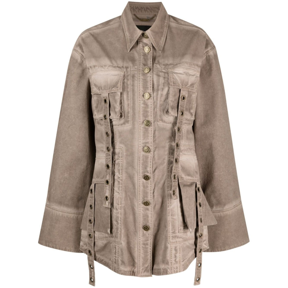 Blumarine Coats Brown