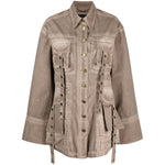 Blumarine Coats Brown