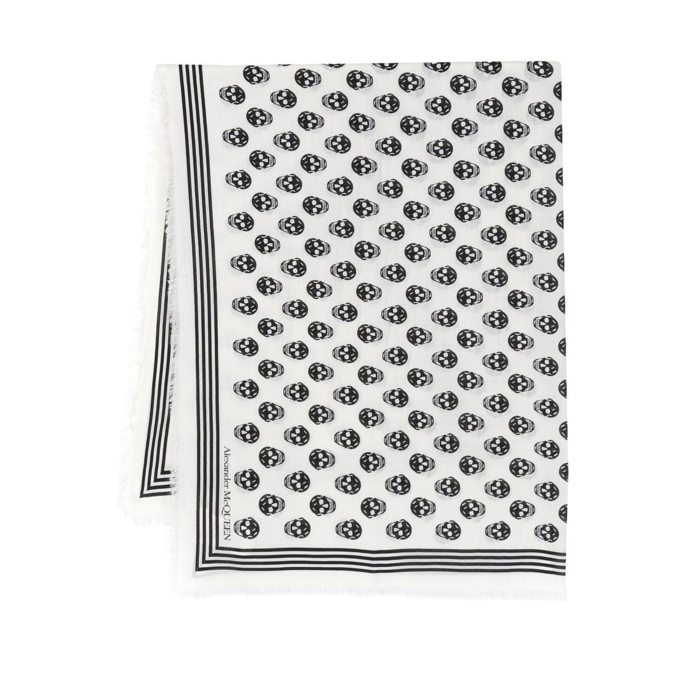 Alexander McQueen Skull wool scarf