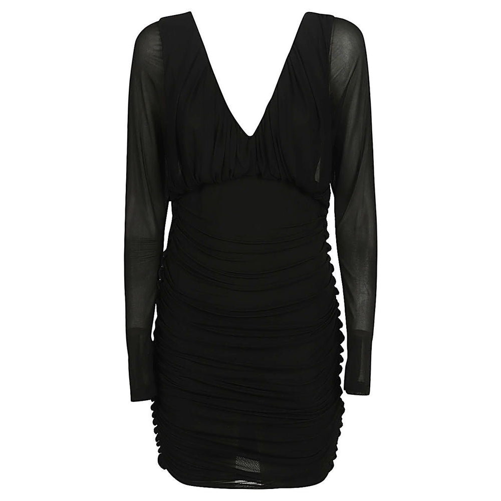 Saint Laurent Short dress with V-neck Dresses
