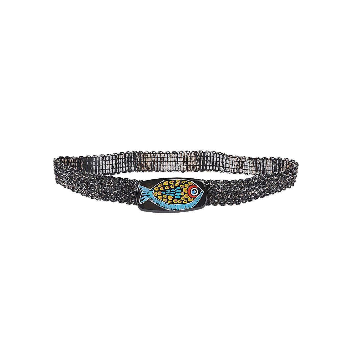 Exquisite J Raffia belt Belts