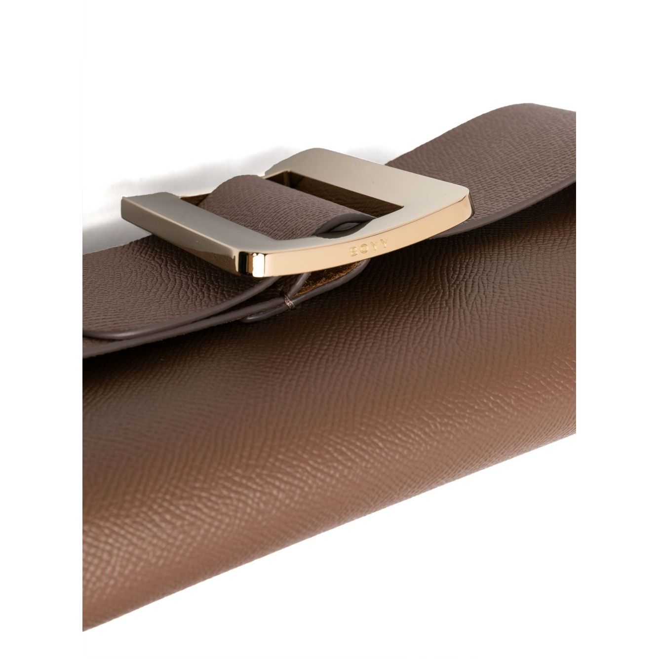 Boyy Buckle Travel Case Epsom Leather Handbag Clutches