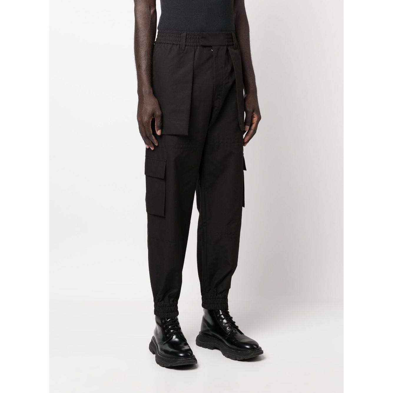 Alexander McQueen Cotton Cargo Trousers