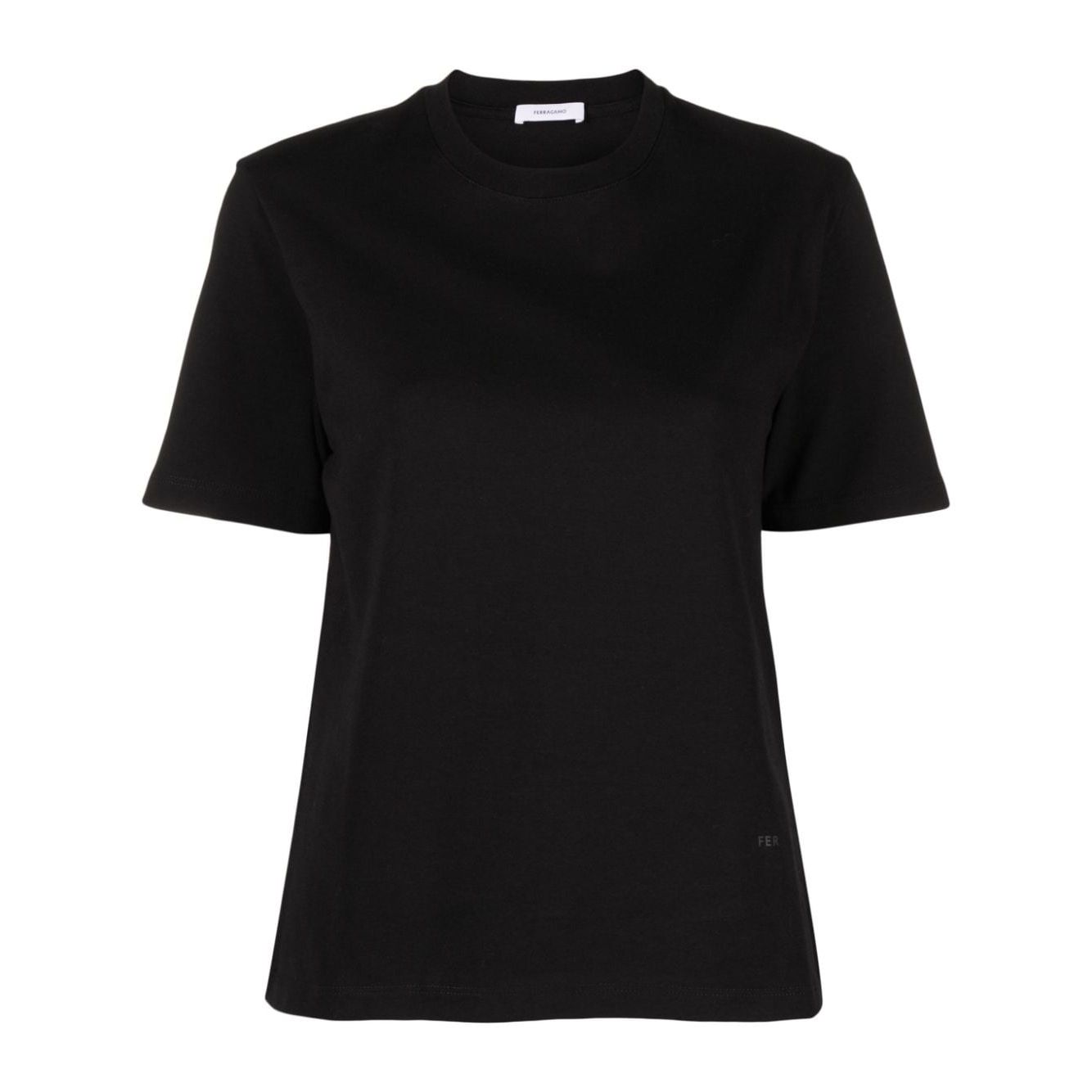 Ferragamo T-shirts and Polos Black Topwear