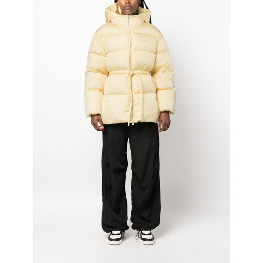 Palm Angels Coats Beige Jackets