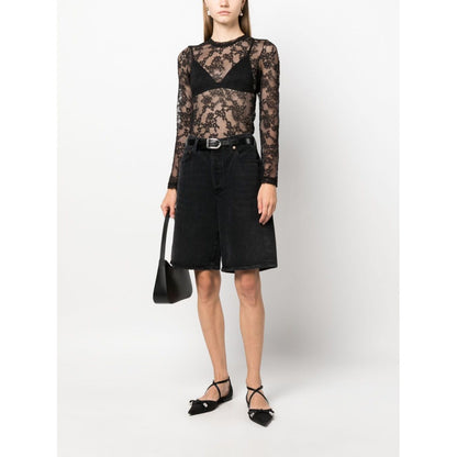 Parosh T-shirts and Polos Black Topwear