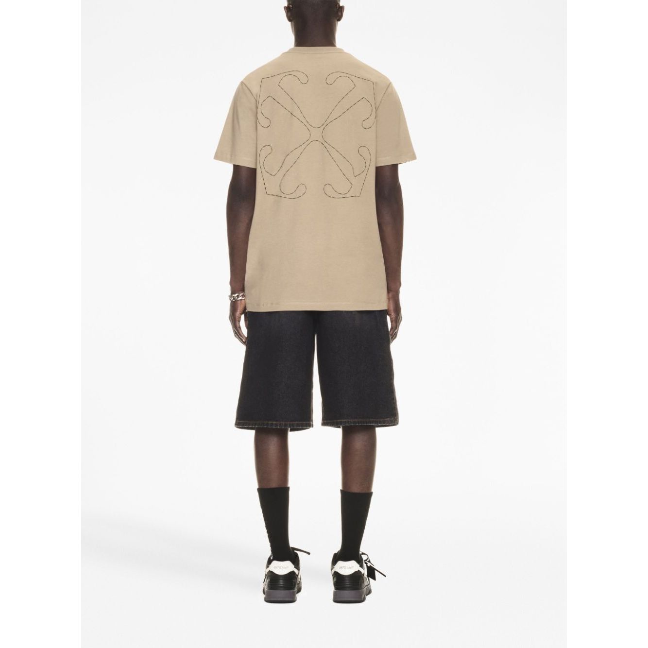 Off White Logo cotton t-shirt