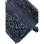 Benedetta Bruzziches Vitty La Mignon rhinestone-embellished denim bag