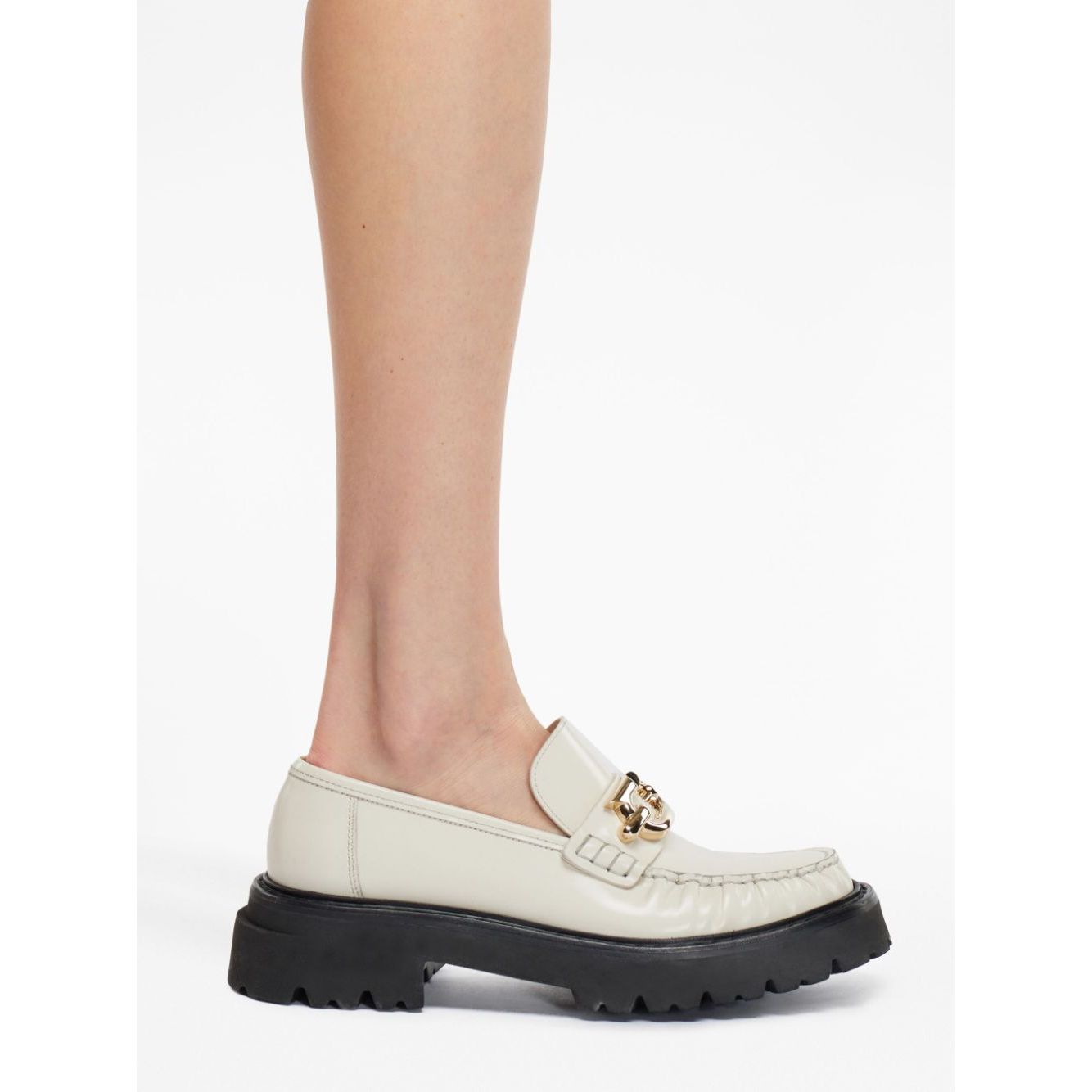 Ferragamo Gancini-plaque Leather Loafers Boots