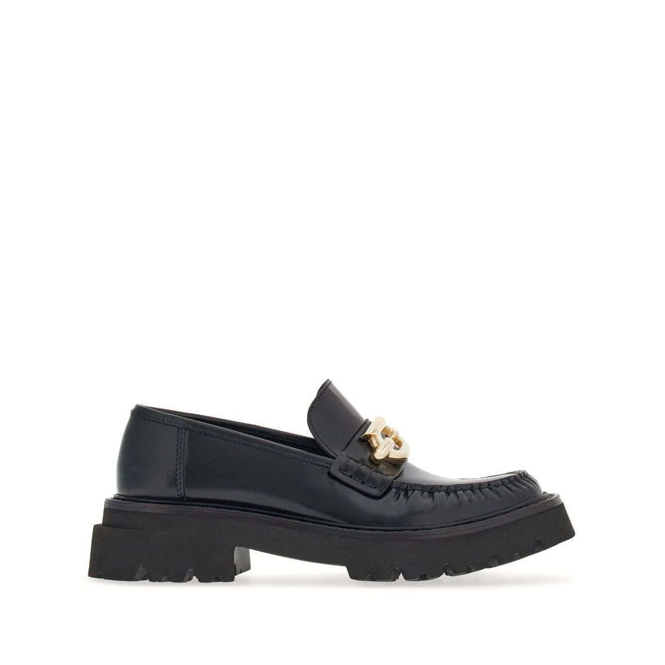 Ferragamo Gancini-buckle Leather Loafers Boots