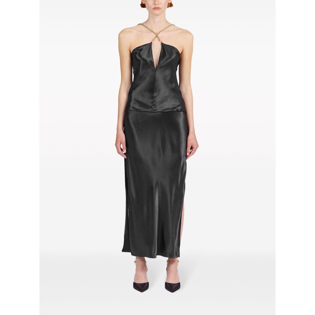 Ferragamo Top Black Topwear