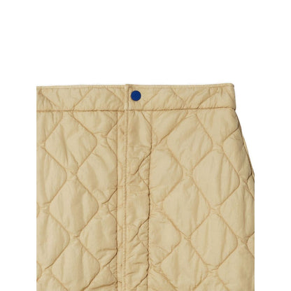 Burberry Quilted mini skirt