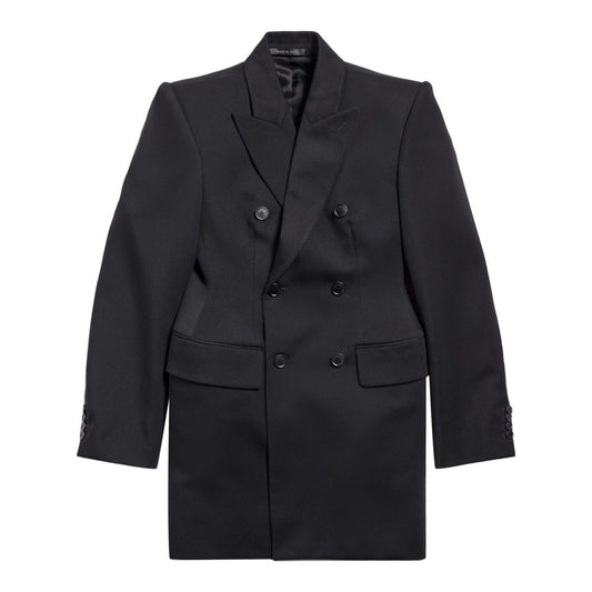 Balenciaga Hourglass Virgin Wool Double-breasted Blazer