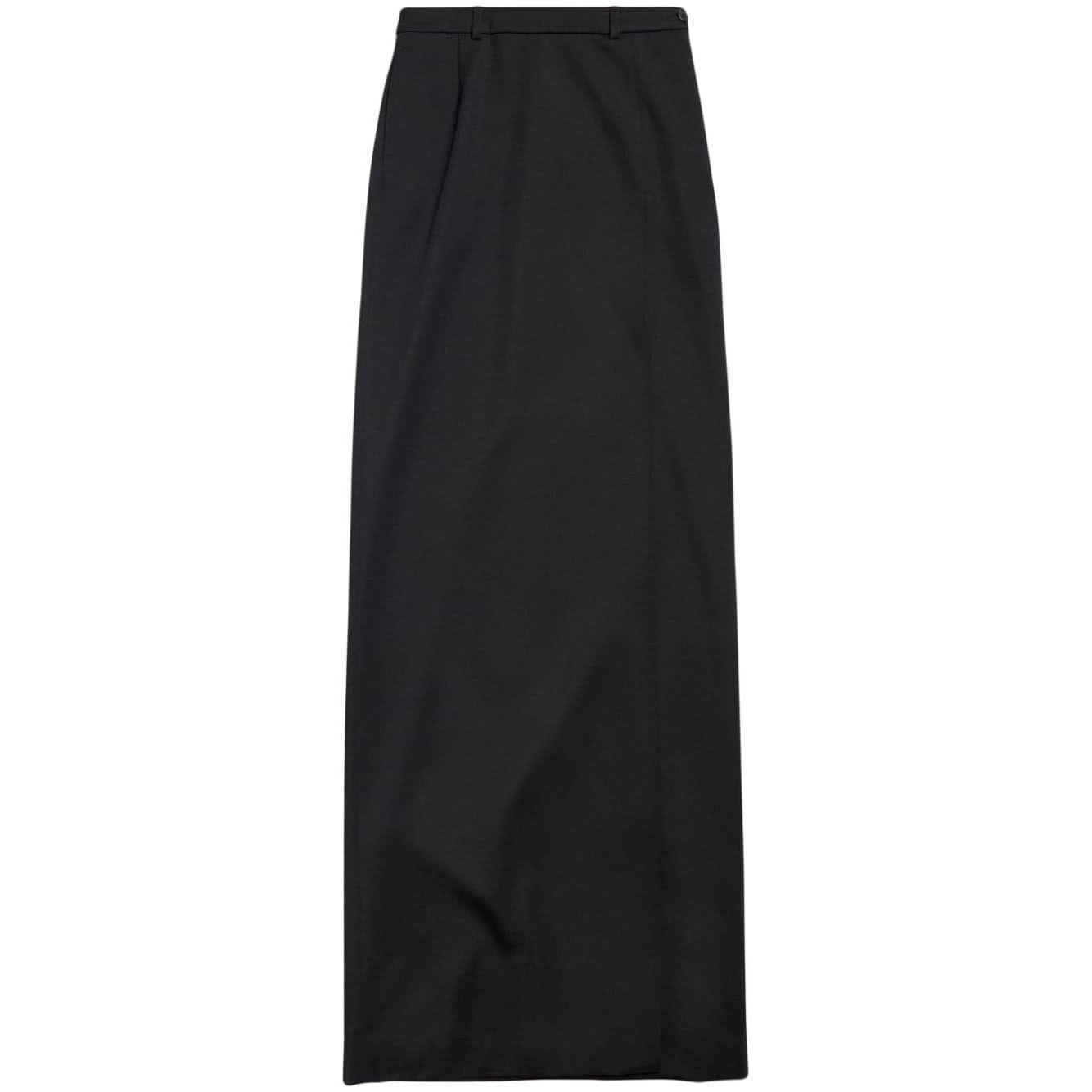 Balenciaga slit tailored maxi skirt