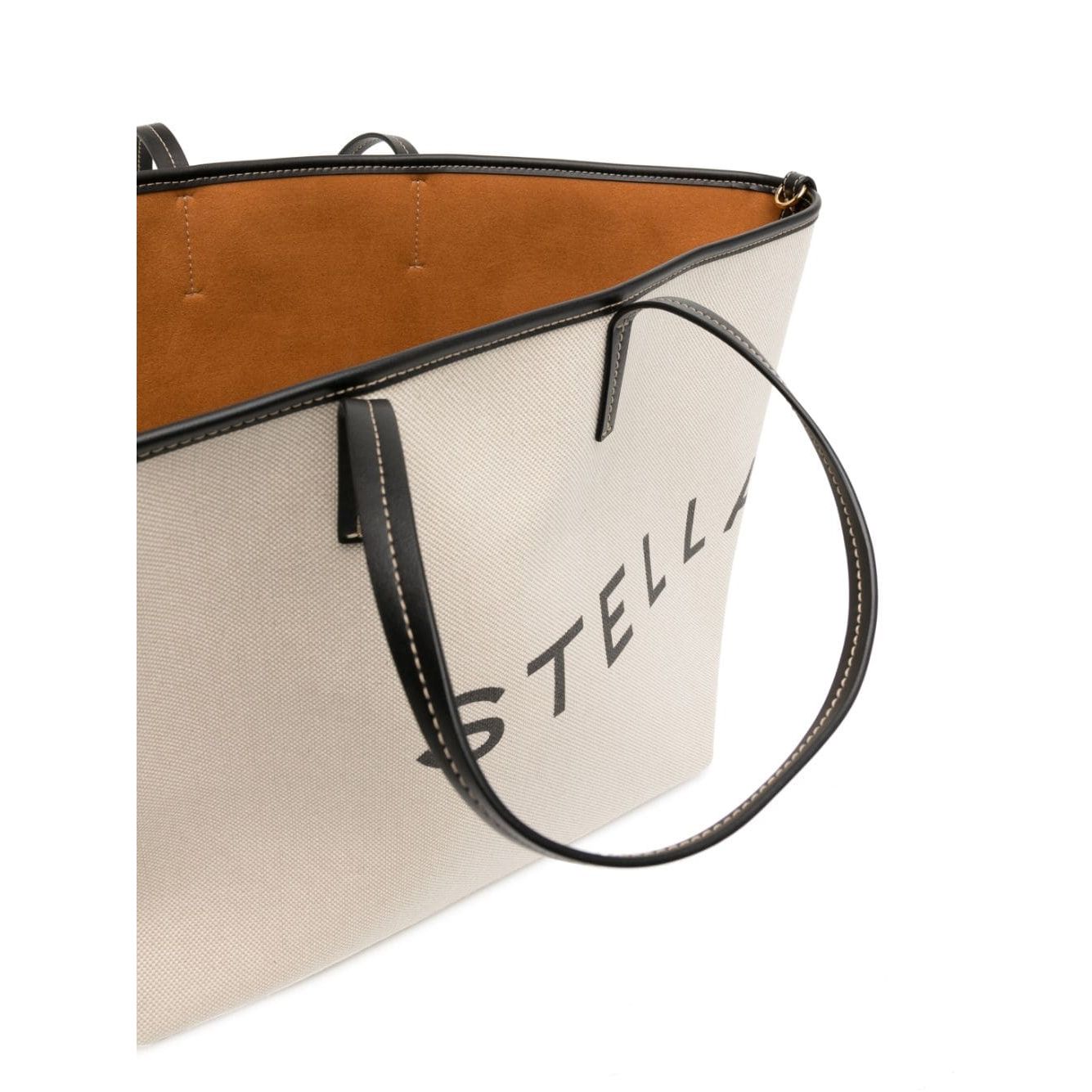 Stella McCartney Logo canvas tote bag