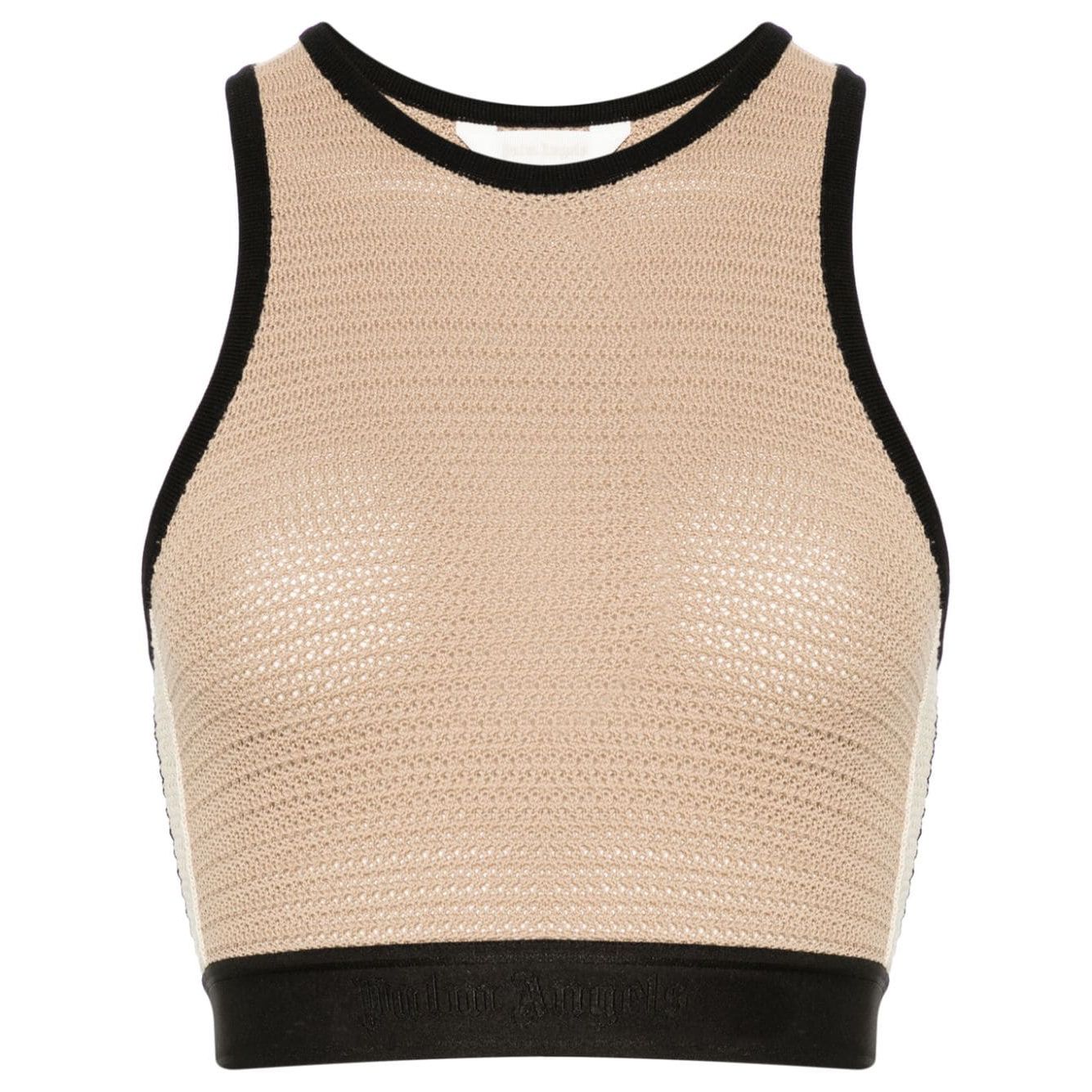 Palm Angels Top Beige Topwear
