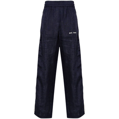 Palm Angels Trousers Blue Trousers