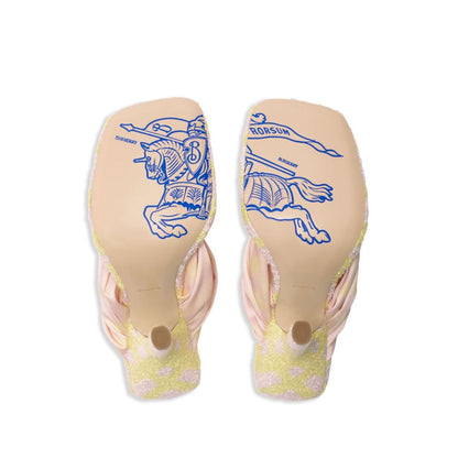 Burberry Check Pool 105mm Open Toe Sandals Sandals