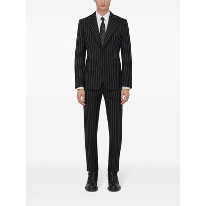 Alexander McQueen pinstriped single-breasted blazer