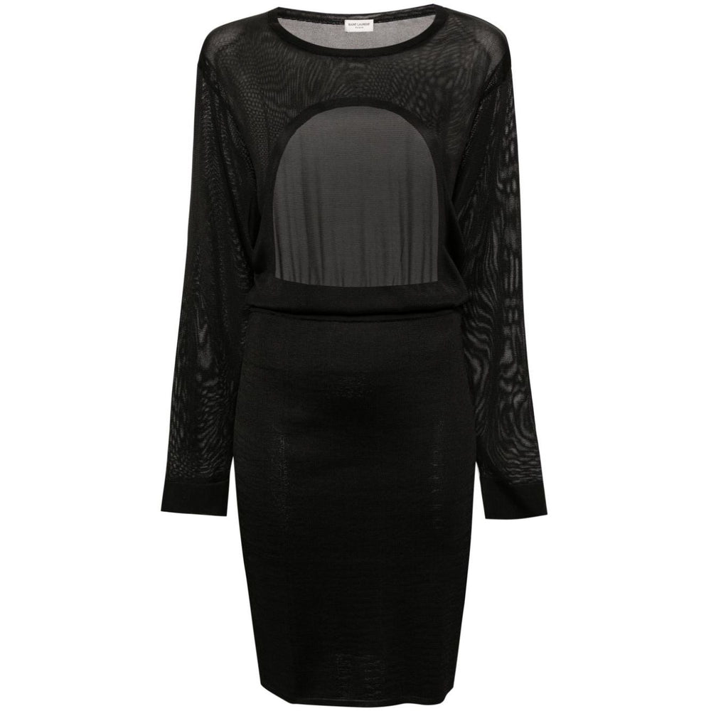 Saint Laurent open-back knitted dress Dresses