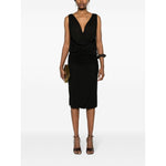 Saint Laurent V-necked mini dress Dresses