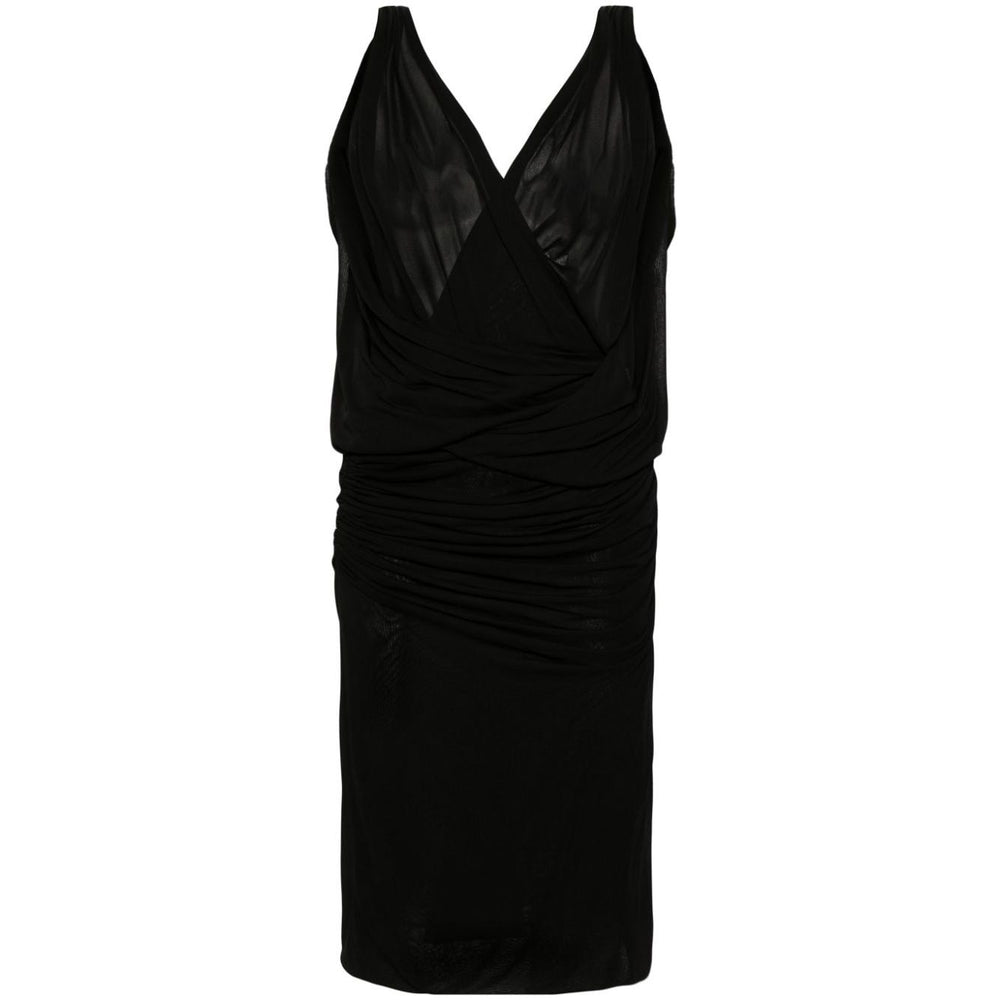 Saint Laurent V-necked mini dress Dresses