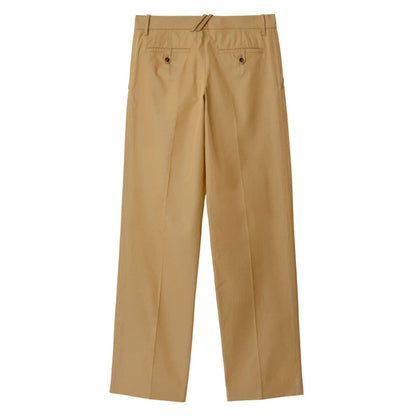 Burberry Straight-leg cotton trousers Trousers