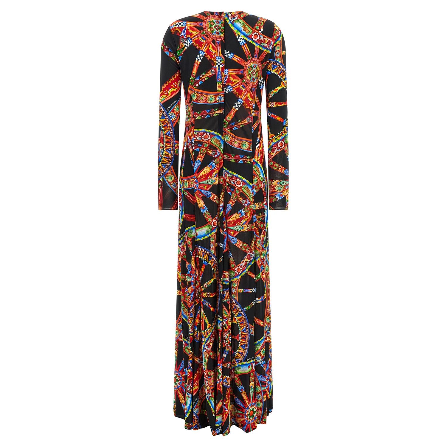 Dolce & Gabbana Multicolor Viscose Long Dress