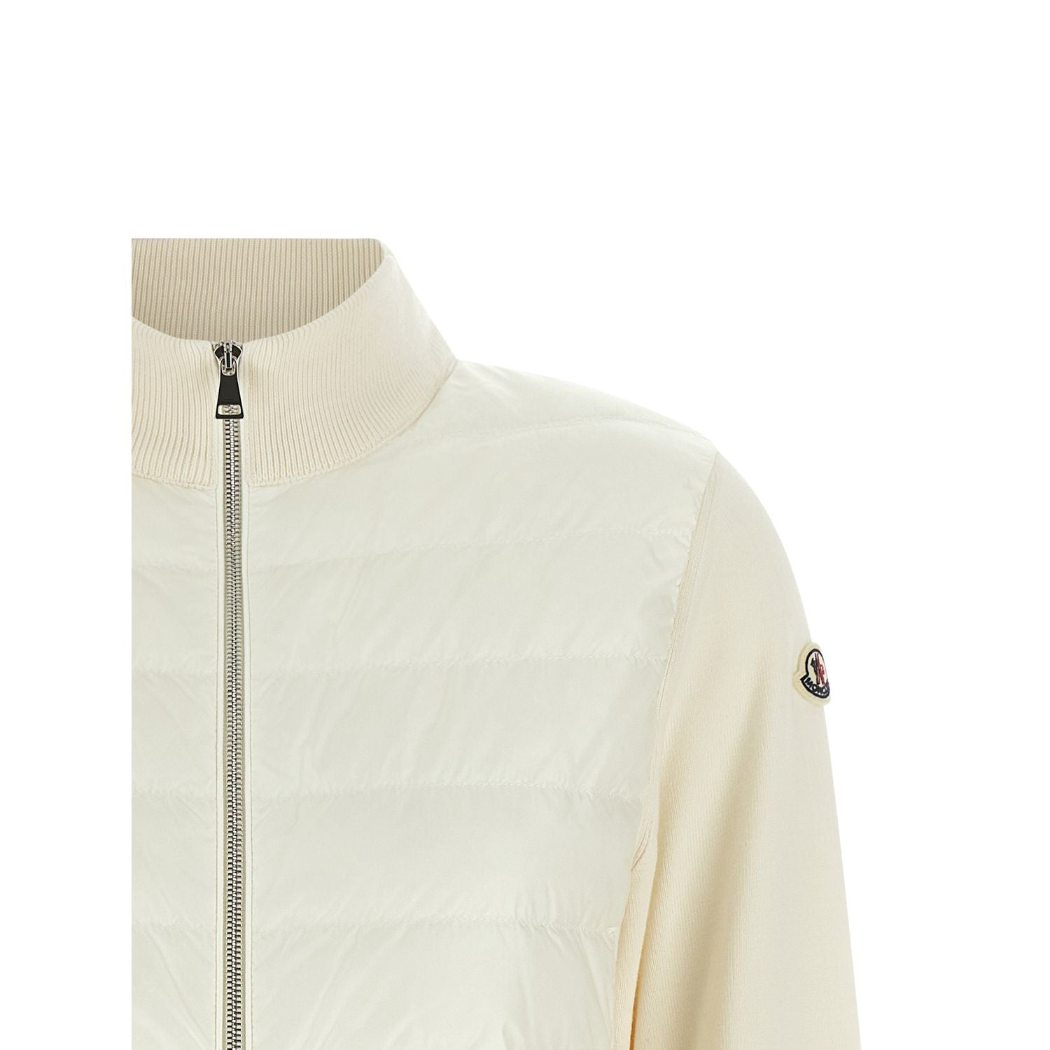 Moncler White Polyamide Cardigan