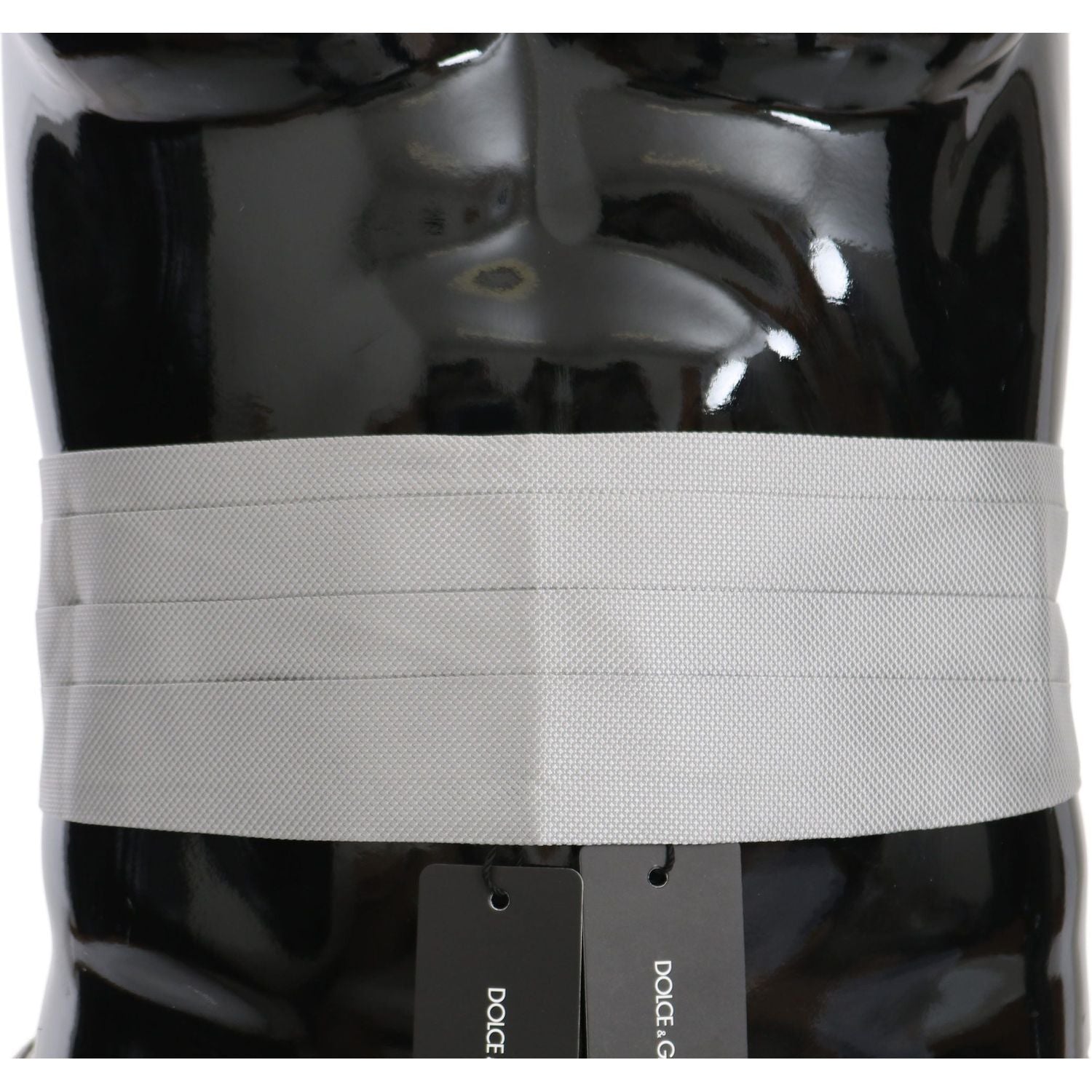 优雅丝绸灰色腰带