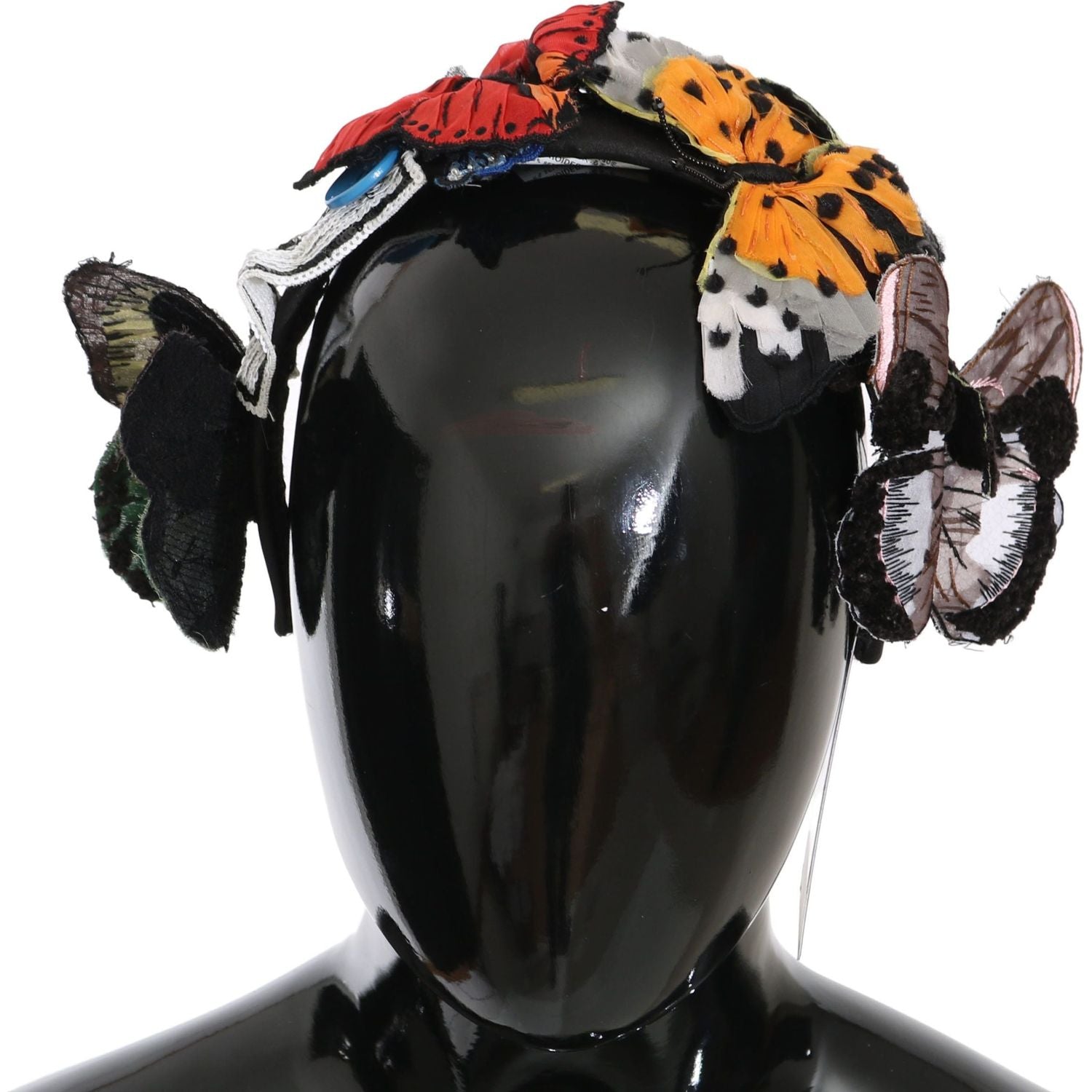 Dolce & Gabbana Tiara Floral Butterfly Sequin Diadem Headband