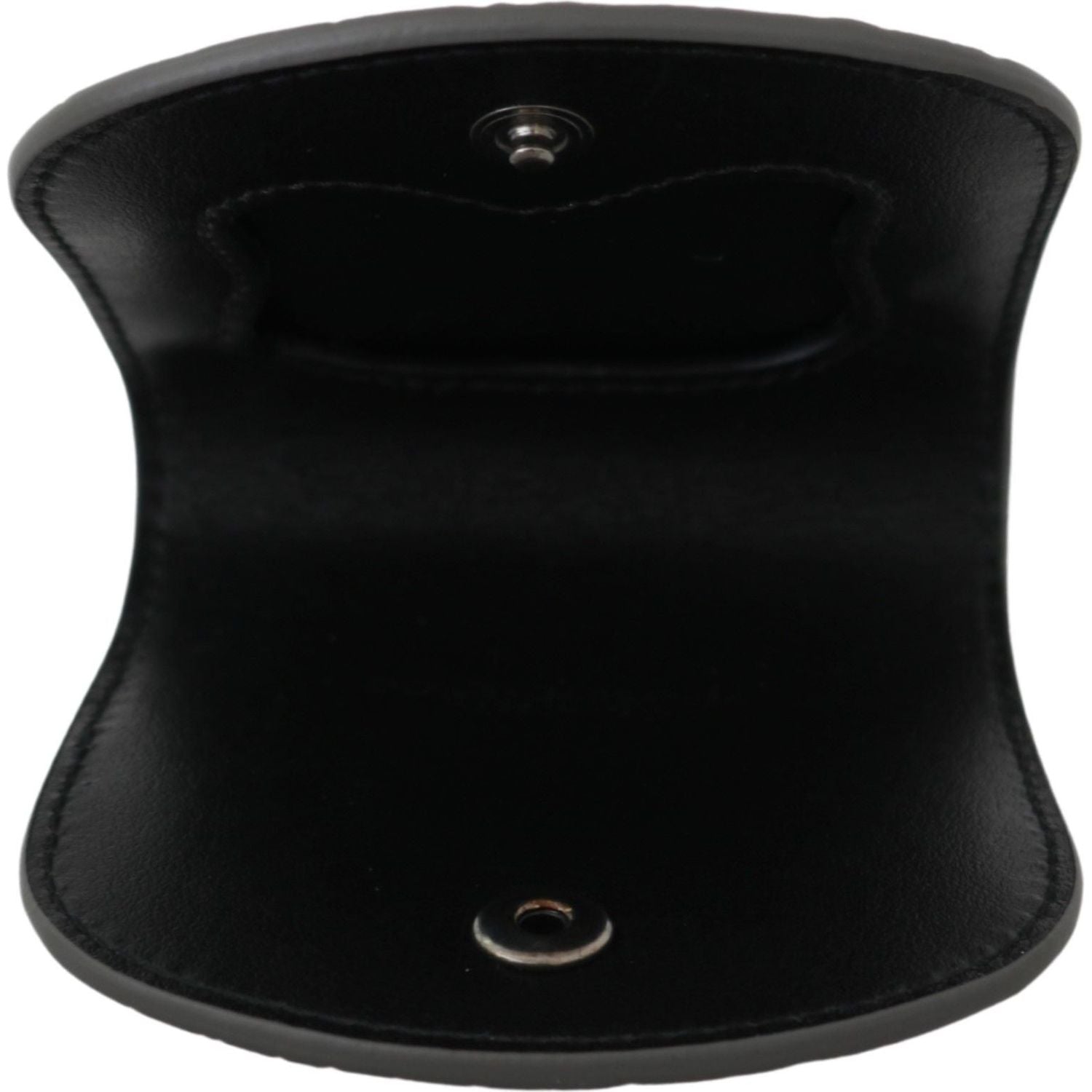 محفظة دولتشي آند غابانا المصنوعة من الجلد الرمادي الفاخر مع غطاء واقي ذكري