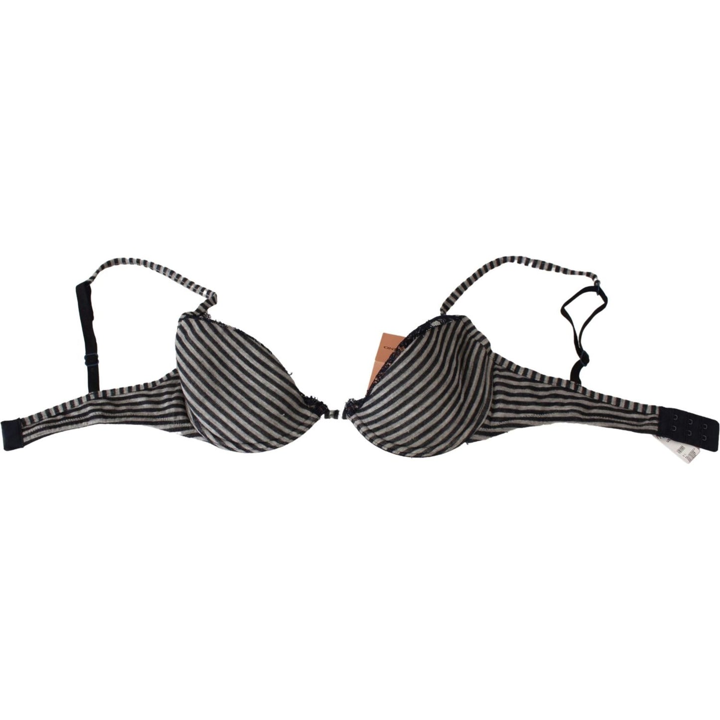 Ermanno Scervino Blue Stripes Lace Reggiseno Bra Underwear