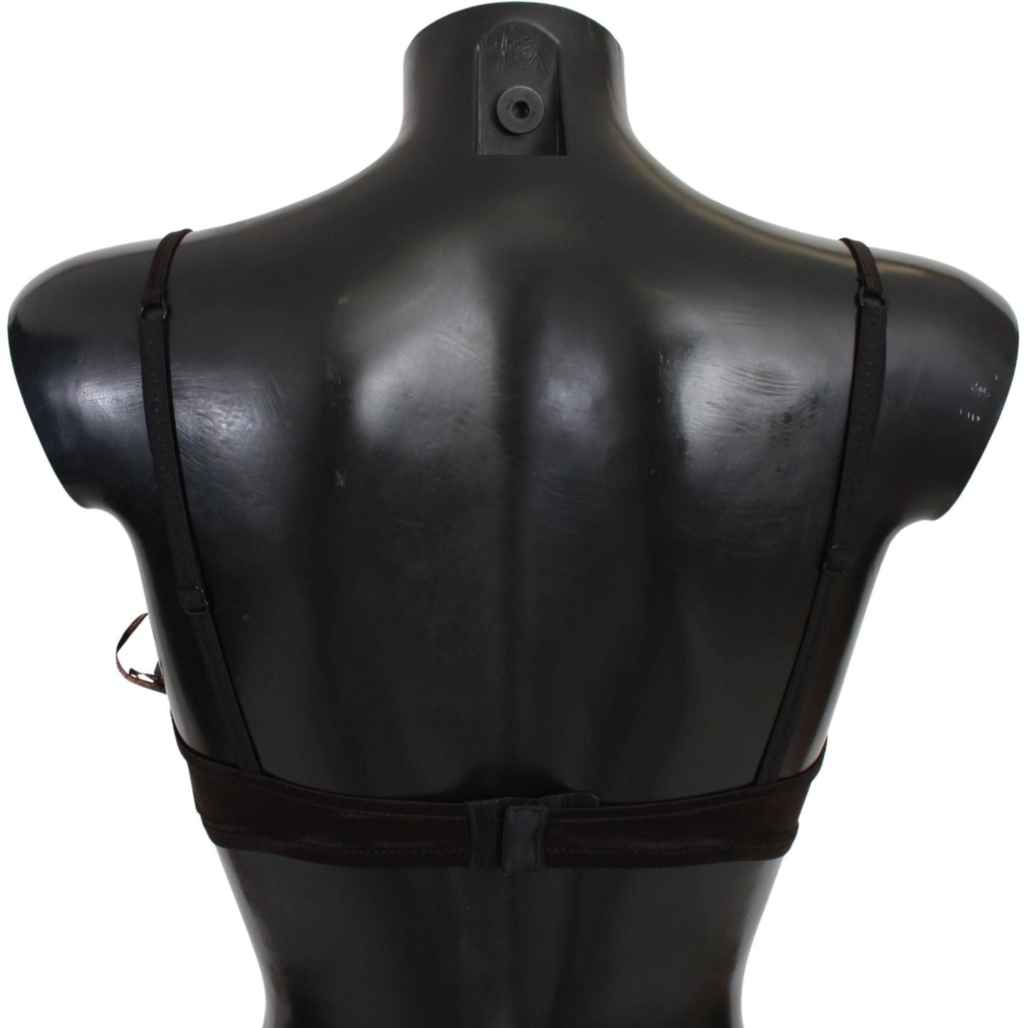 亮片棕色半罩杯文胸