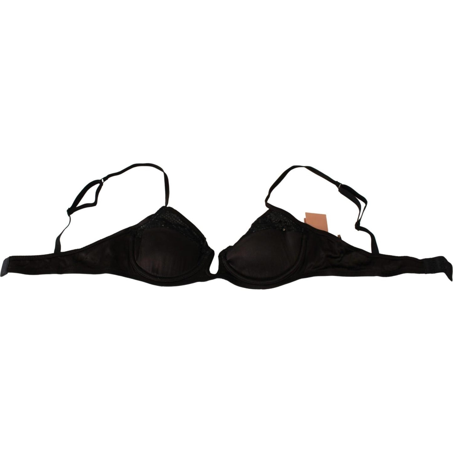 Ermanno Scervino Brown Sequined Balconcino Bra Underwear
