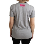 Dolce & Gabbana Gray Cotton Amore e Bellezza Top T-shirt TSH5154-36