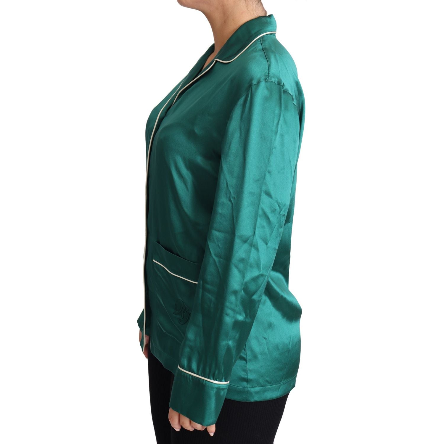 قميص نوم حرير أنيق من دولتشي آند غابانا